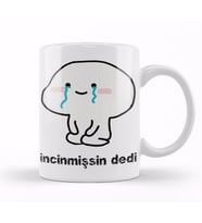 Ne Dedi incinmişsin Dedi Komik 02 Kupa Bardak Porselen