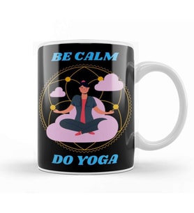 Yoga Calm Kupa Bardak Porselen