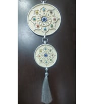 Home Dekoratif Nazarlık Ikili Ev Ofis Dekorasyon 15x43cm