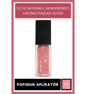3D Lip Gloss Dudak Parlatıcı No:106
