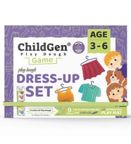 Childgen Play Dough Giysi Giydirme Sahneli Oyun Hamuru Kutusu 0.06.01.601