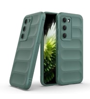 Tecno Spark 40 Pro Kılıf Elde Tutma Kolaylıkla Kaydırmaz Kenar Line Dizayn Optie (Koyu Yeşil)