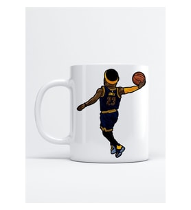 Lebron James Baskılı Porselen Kupa Bardak