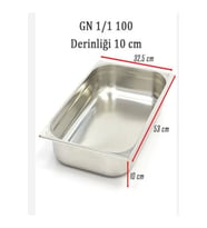 1/1 Gastronom Küvet 14 lt - Dayanıklı ve şık mutfak gereci