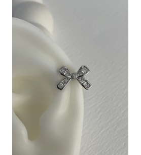 Özel Seri Fiyonk Model Baget Taş Gümüş Earcuff