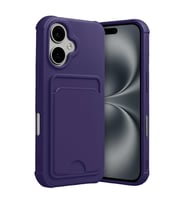 Apple iPhone 17 Kelvin Kartvizitli Silikon - Derin Mor