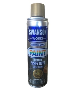 Swanson Works Metalik Sprey Boya Gümüş 250 ML