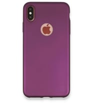 Durukar® iPhone XS Max Kılıf First Silikon - Mürdüm