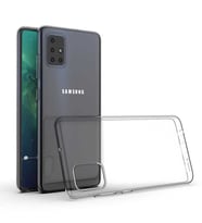 Samsung Galaxy A51 Uyumlu Kılıf Zore Süper Silikon Kapak (Renksiz)