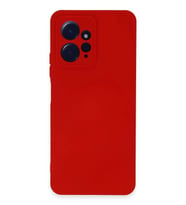 Durukar® Redmi Note 12 4G Kılıf Nano içi Kadife Silikon - Kırmızı