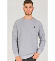 V4003 DEWBERRY REGLAN KOL ERKEK SWEATSHIRT-GRİ
