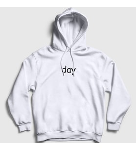 Presmono Unisex Beyaz Day Valentine's Day Sevgililer Günü Kapüşonlu Sweatshirt 285741tt
