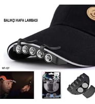 Şapkaya Takılan Lamba Watton Wt-127 (Siyah)
