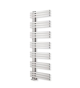 1400x500mm Vista Paslanmaz Çelik Fırça Mat İnox Parlak Çıtalı Havlupan (Krom)