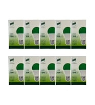 Uzlight 10W(75W) 8200K (Yeşil Işık) E27 Duylu Led Ampul (10 Adet)