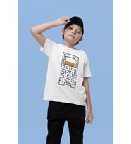 Unisex Pacman Baskılı Oyun Çocuk Tişört (1-12 Yaş)