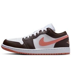 Air Jordan 1 Low Womens Sneaker Hakiki Deri Kadın Günlük Spor Ayakkabı Beyaz Pembe
