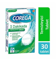 Corega 3 Dakikada Temizleyici 30 Tablet