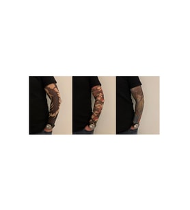 Giyilebilir Dövme 3 Çift 6 Adet Kol Çorap Dövmesi Sleeve tattoo Set18