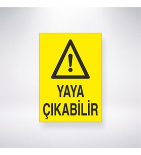 Yaya Çıkabilir 21x28 Arkası Yapışkanlı Levha