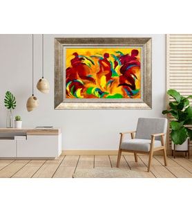 Gümüş Çerçeveli Tablo nb2060