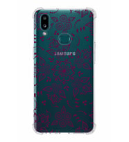 Samsung Galaxy A10s  Köşe Korumalı Antişok Kapak Nostalji Desen Tasarımlı Şeffaf  Kılıf