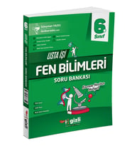 GİZLİ YAYINLARI 6.SINIF USTA İŞİ FEN BİLİMLERİ SORU BANKASI