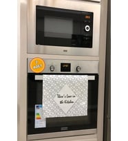Valerine Life Mutfakta Aşk Var Mutfak Kurulama Fırın Beyaz El Havlusu %100 Pamuklu 35x50cm 2 Adet