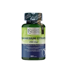 Natures Supreme Magnesium Citrate 250 Mg 60 Tablet Aromasiz