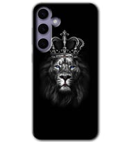 Galaxy S24 Plus Kılıf HD Desen Baskılı Kılıf - King Lion