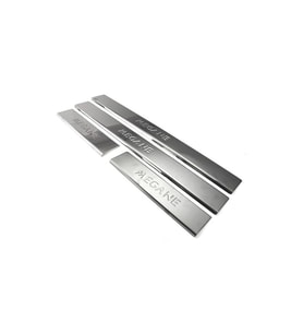 Megane 2 Kapı Eşiği 2004 - 2010 Paslanmaz Çelik 4 Parça (Metal)