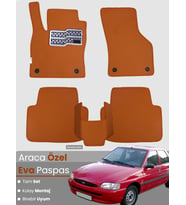 FORD FİESTA (1995-2002) Uyumlu EVA Paspas Tam Set–Araca Özel,Su Geçirmez,Kolay Montaj
