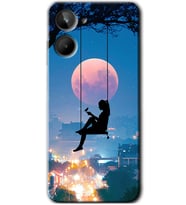 Realme 10 4G Kılıf HD Desen Baskılı Kılıf - Yalnız Kadın
