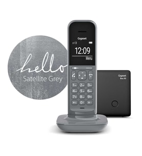 Gigaset CL390 Telsiz Telefon Satellite Grey