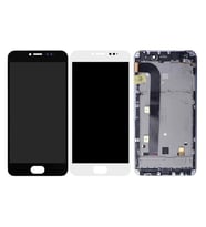 General Mobile GM6 ile Uyumlu Lcd Ekran Dokunmatik Çıtalı (Siyah)