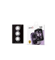 Samsung Galaxy S24 Uyumlu Zore Diamond Kamera Lens Koruyucu Cam Filmi (Mor)