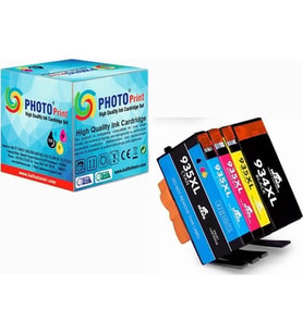 Photo Print® Officejet 6820 934XL/935XL 4 Renk Muadil Kartuş Seti