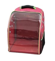 La Vista Twist Kedi, Küçük Köpek Sırt Taşıma Çantası Pembe 32-26-40cm