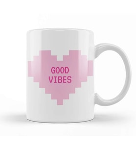Good Vibes Gamers Kupa Bardak Porselen