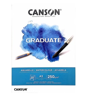 Sulu Boya Defteri, Sulu Boya Bloğu Graduate 20 Yaprak A3 250 gram