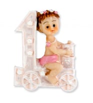 20 Adet Bebek 1 yaş trende pembe pk1-