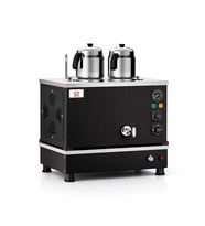 Anka Pro Kompakt Full Otomatik Çay Makinası 2 Demlikli 20 Litre Siyah Elektrikli Tüplü