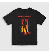 Presmono Unisex Çocuk Siyah Michael Myers Halloween Cadılar Bayramı T-Shirt 500779tt