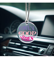 Only Good Vibes Dikiz Aynası Pleksi Araç Süsü