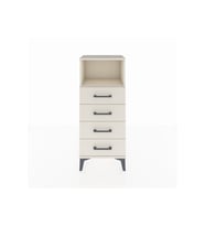 Arges Komodin Tek Raflı 4 Çekmeceli 44x30x106 Aytaşı-Aytaşı