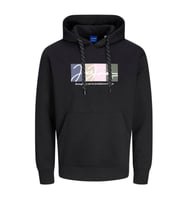 JORPORTLAND BLOCK SWEAT HOOD LN (Siyah)