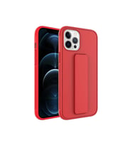 Apple iPhone 12 Pro Uyumlu Kılıf Zore Qstand Kapak (Kırmızı)