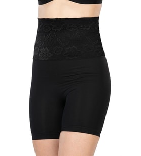 Amora Secret Siyah Mı Emay 2091 Önü Dantelli Yüksek Bel Boxer Korse