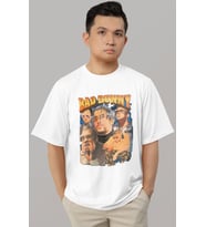 Tasarım Bad Bunny Rapper Şarkıcı Baskılı Unisex Oversize Tişört