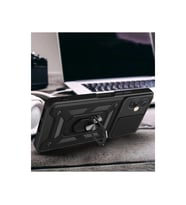 İnfinix Hot 30 4g Kılıf Pars Lens Yüzüklü  - Kırmızı
